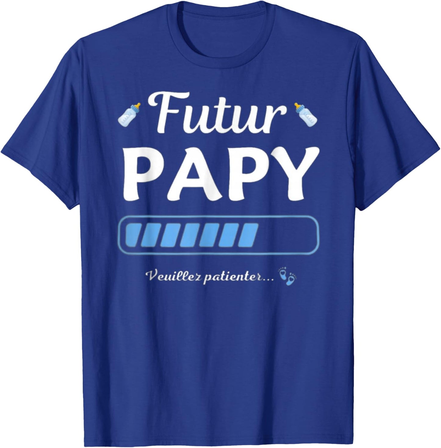 Pregnancy Announcement for Grandpa Future Grandpa 2025 , Black, S T-Shirt - T-Shirt | Royal