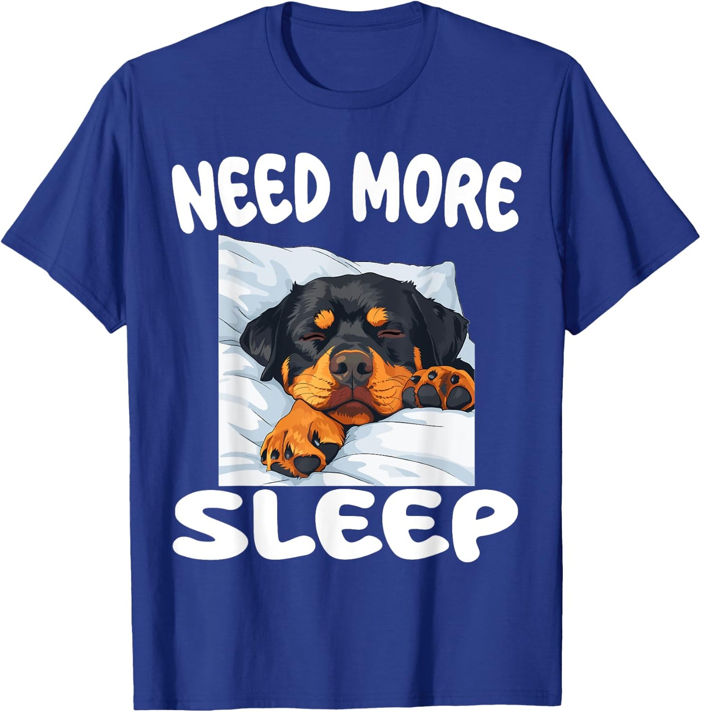 Cute Rottweiler Need more Sleep Pajamas Nightgown T-Shirt - T-Shirt | Royal