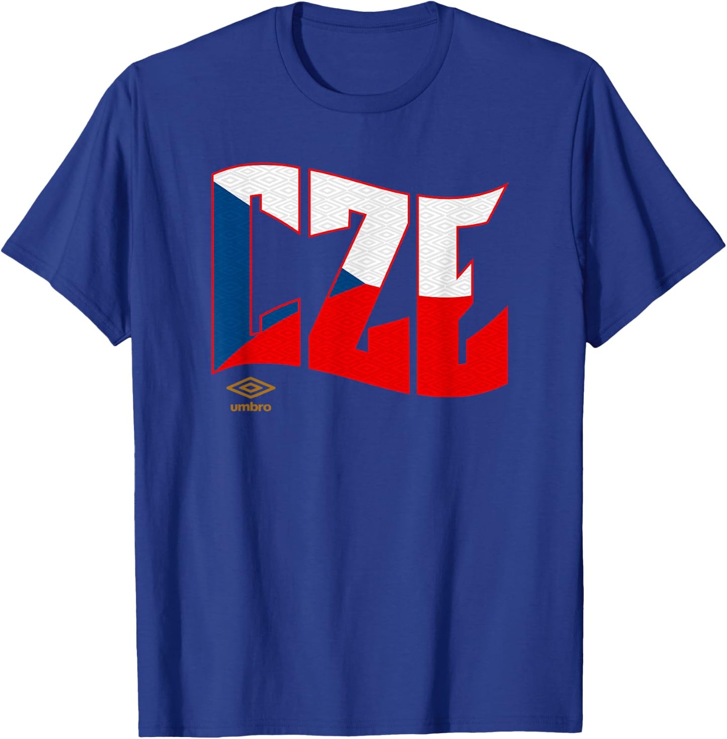 Umbro International Soccer Wavy Czech Republic Logo T-Shirt - T-Shirt | Royal