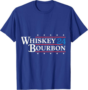 Whiskey Bourbon 24 Star Vintage Style T-Shirt - T-Shirt | Royal