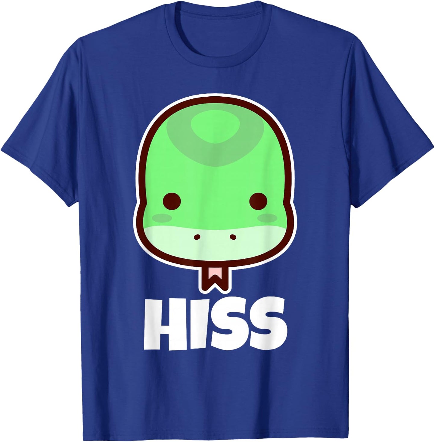 HISS Cute Herpetologist Reptile Herpetology Kawaii Snake T-Shirt - T-Shirt | Royal
