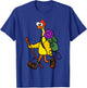 Smilealottees Funny Rubber Chicken Hiking Cartoon T-Shirt - T-Shirt | Royal