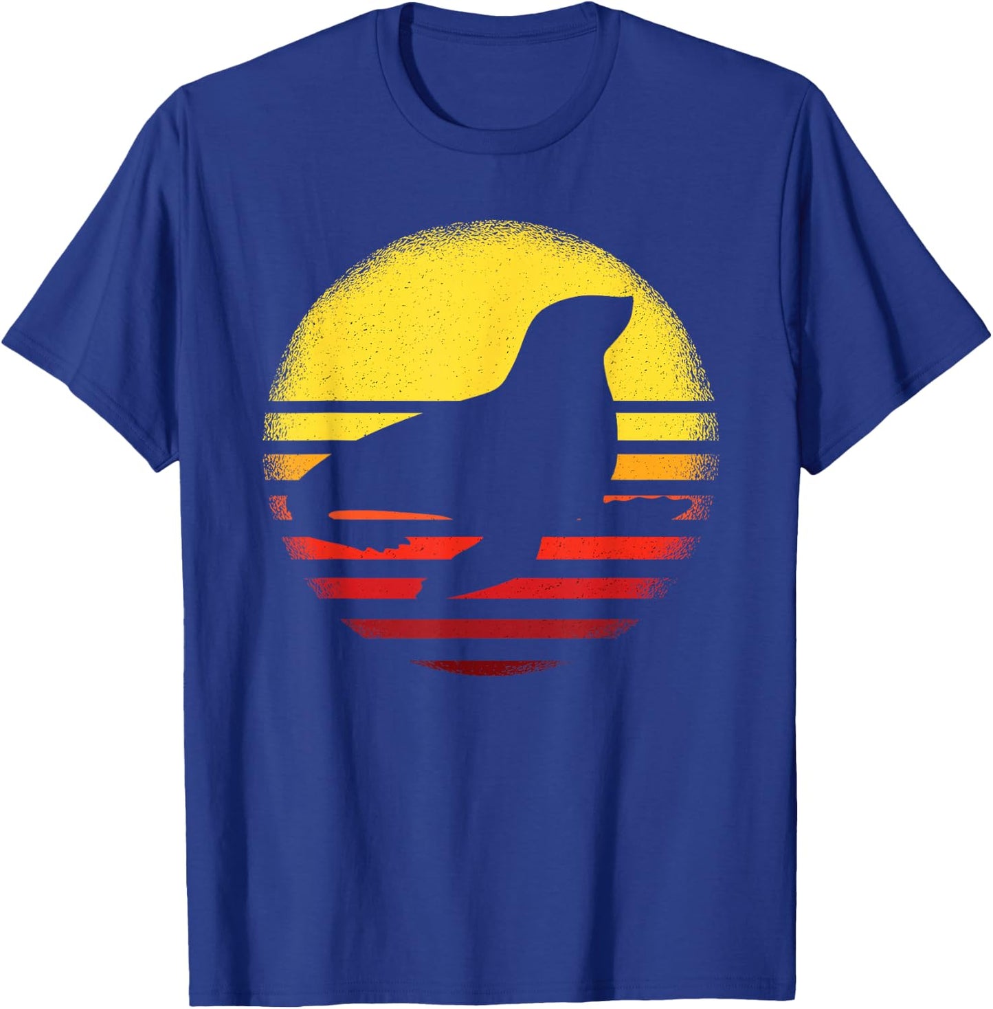 Retro Seal Shirt Vintage Styled Seal Lover Animal Seals T-Shirt - T-Shirt | Royal