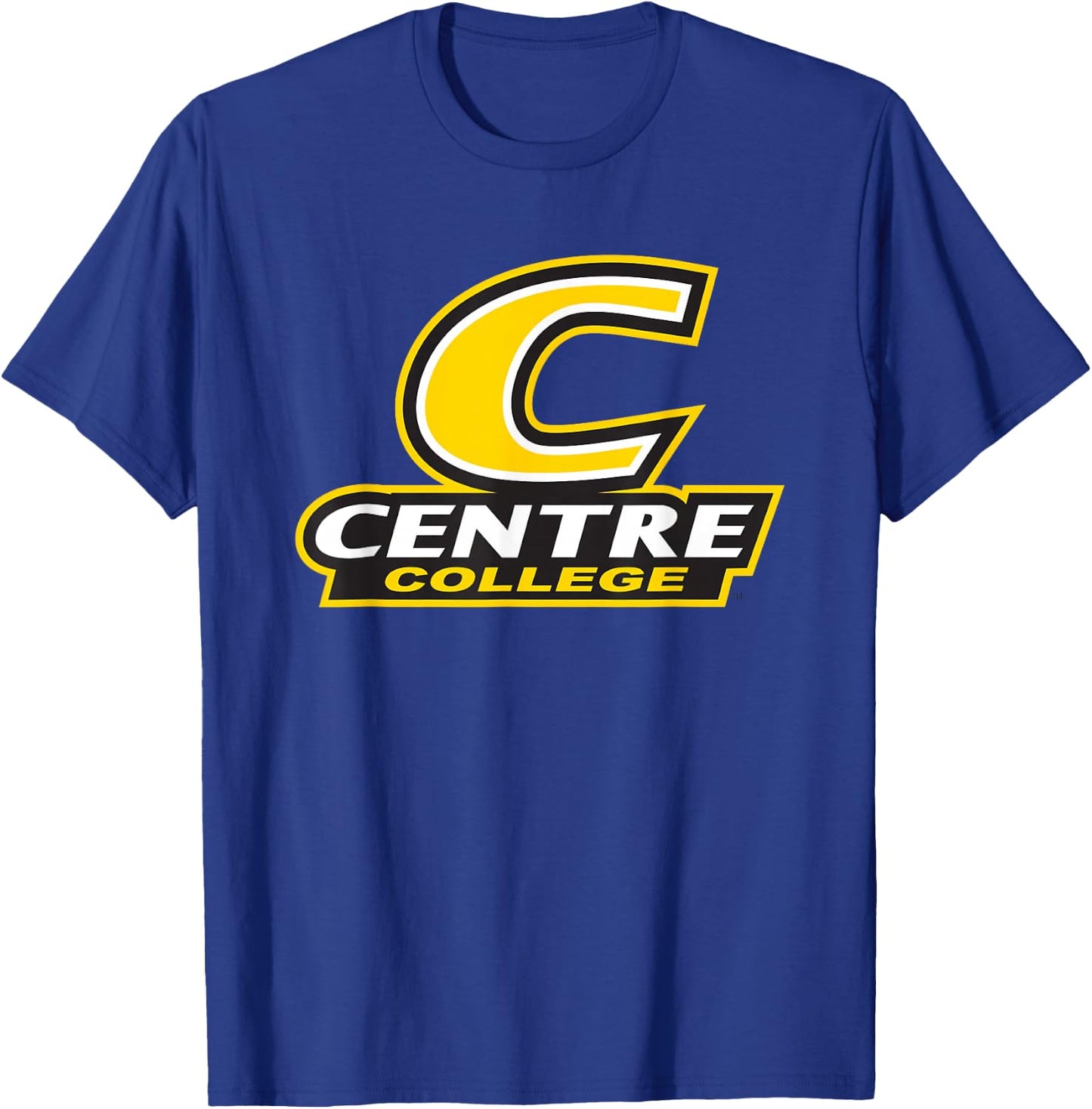 Centre College Colonels Stacked C Logo T-Shirt - T-Shirt | Royal