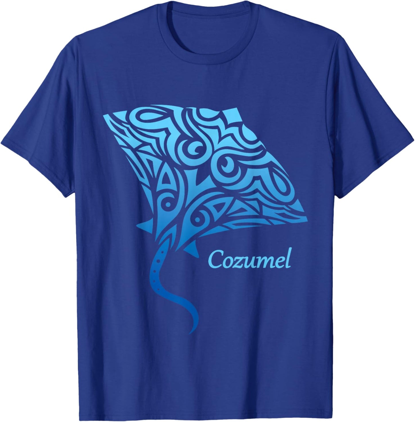Cozumel Mexico Stingray Colorful Girls Boys Toddler Souvenir T-Shirt - T-Shirt | Royal