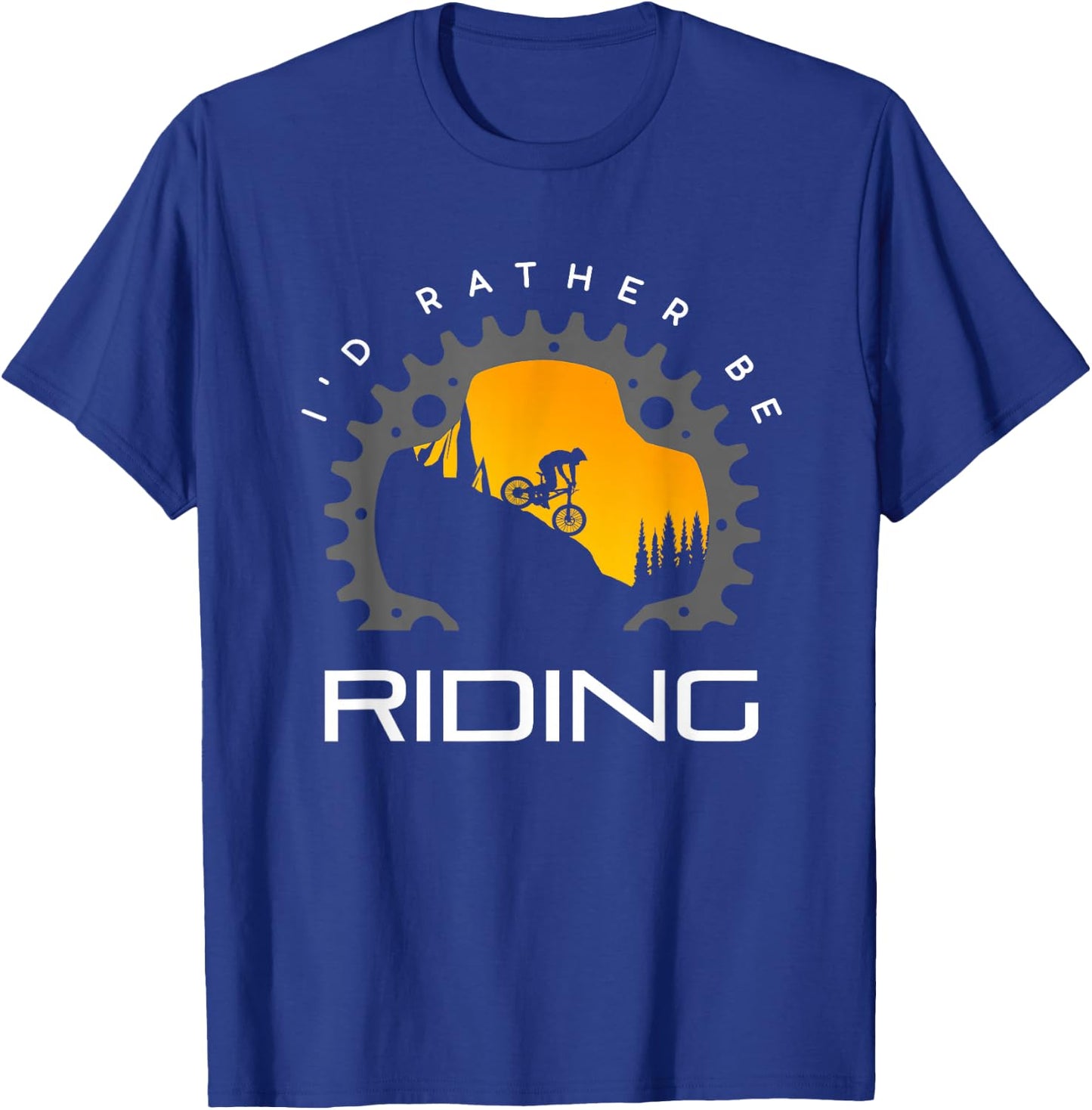 MTB Mountain Bike Apparel - MTB Mountain Bike T-Shirt - T-Shirt | Royal