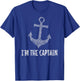 Sailing Anchor Captain I'M The Captain Boat Maritime Sea T-Shirt - T-Shirt | Royal