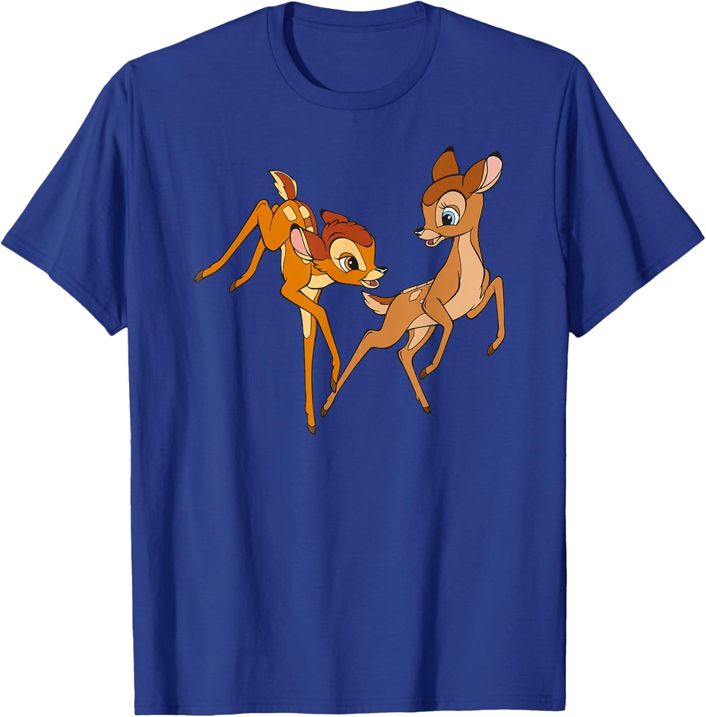 Bambi fawn , Black, S T-Shirt - T-Shirt | Royal