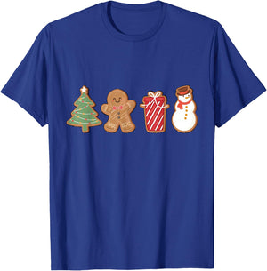 Merry Christmas Cookies Gingerbread Cookies Xmas Men T-Shirt - T-Shirt | Royal