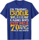 70th Birthday Man Funny Gift 70 Years Humour , Black, S T-Shirt - T-Shirt | Royal