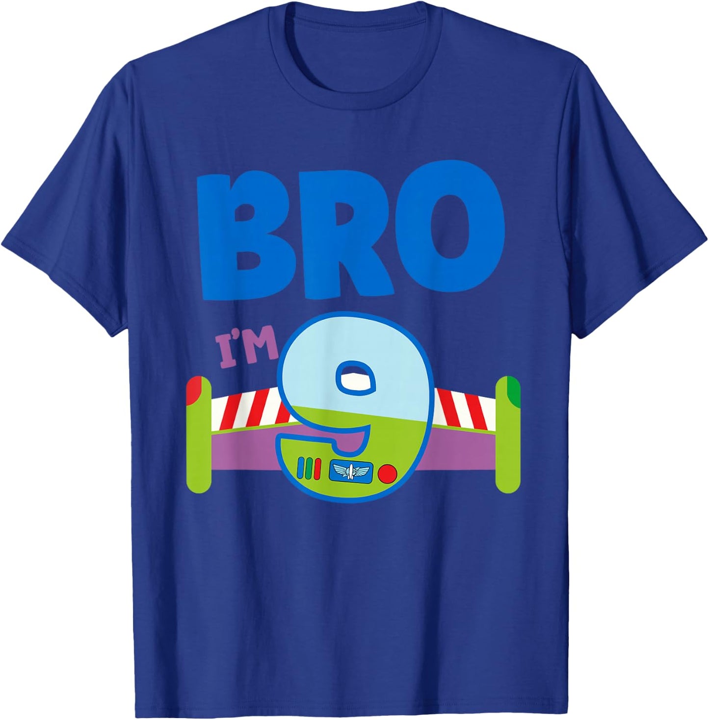 9th Birthday Boy Toy Lover Bro I'm 9 Year Old Story Party T-Shirt - T-Shirt | Royal