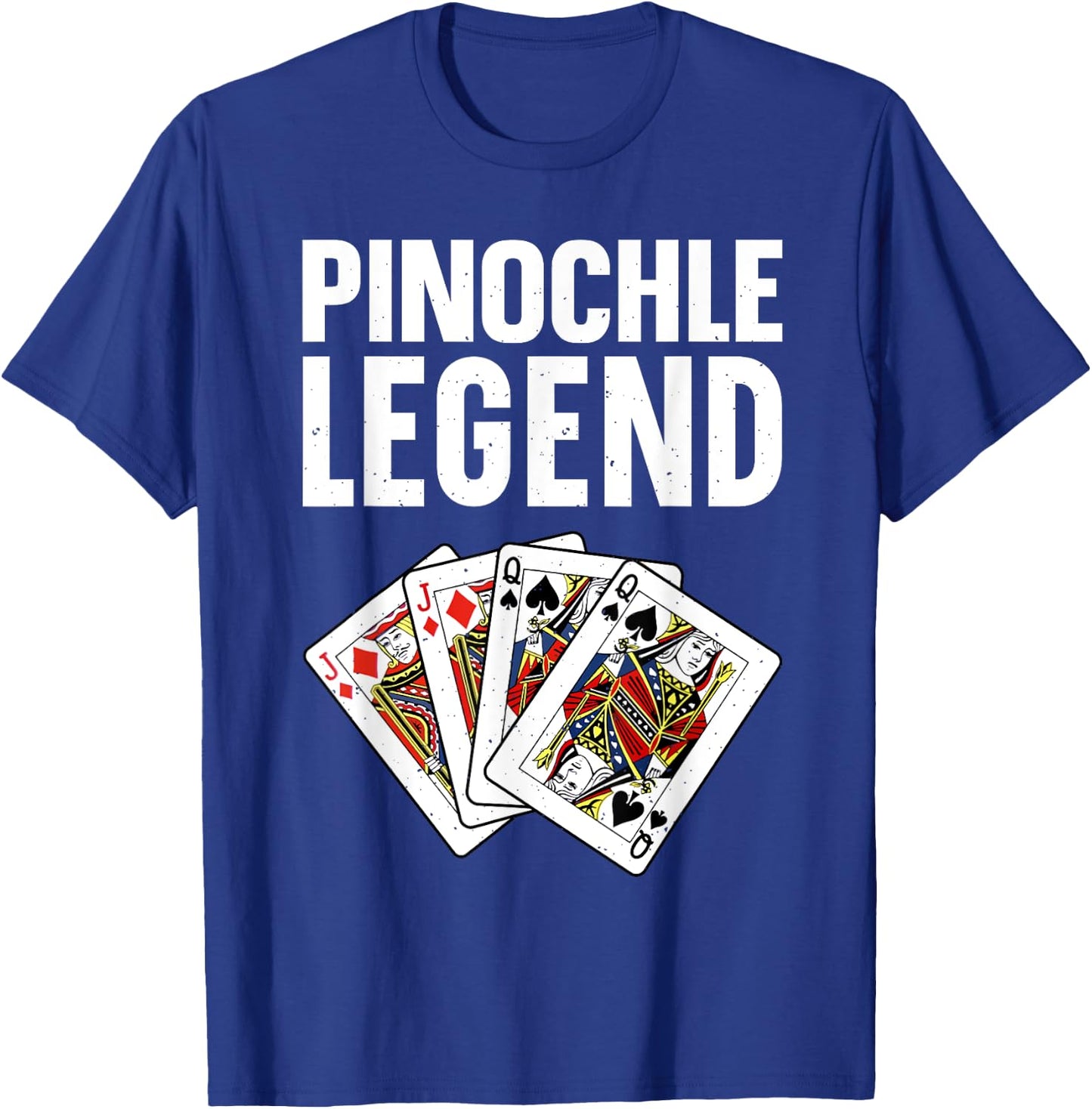 Funny Pinochle Art Women Card Game Pinochle Players T-Shirt - T-Shirt | Royal