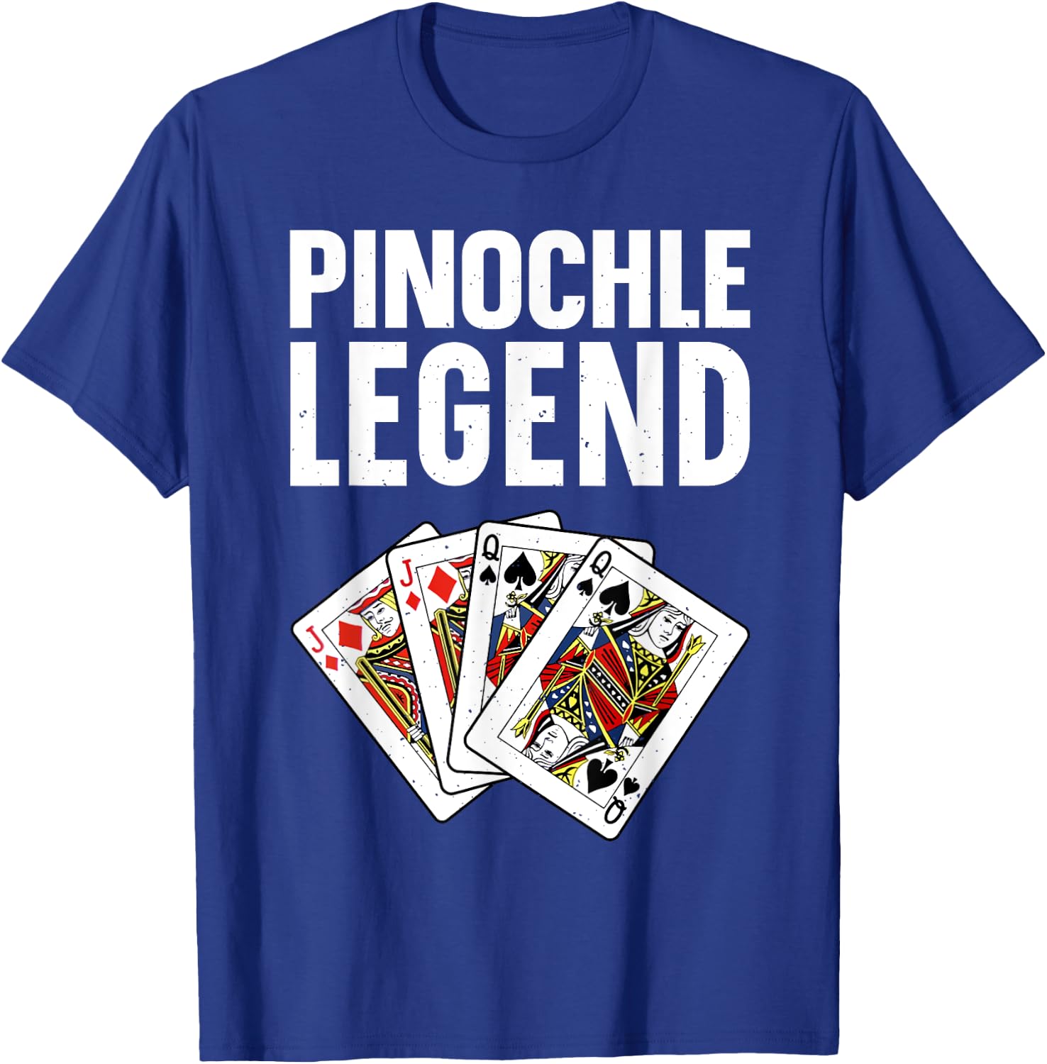 Funny Pinochle Art Women Card Game Pinochle Players T-Shirt - T-Shirt | Royal