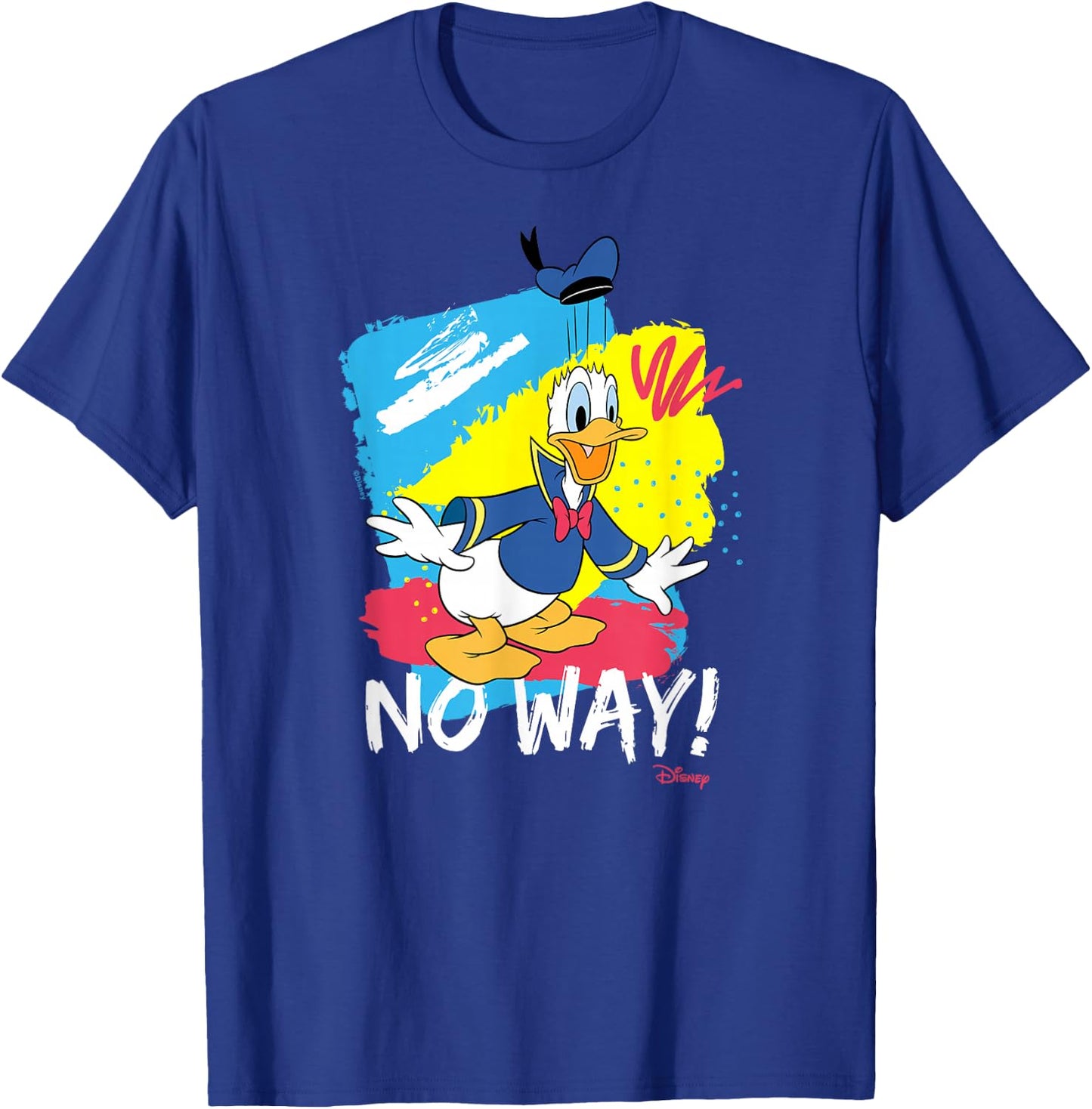 Donald Duck - No Way Donald T-Shirt - T-Shirt | Royal