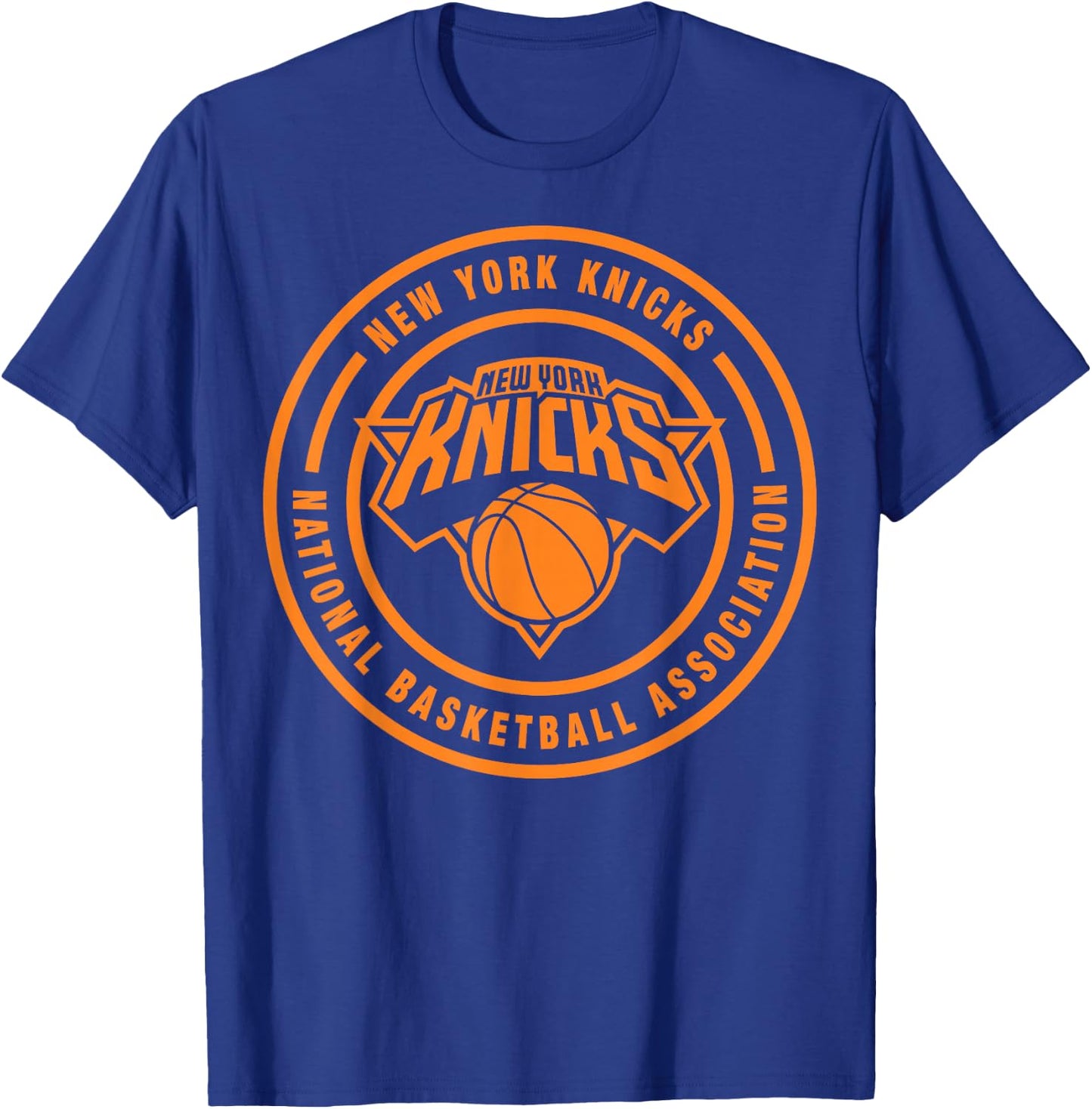 NBA - Kreislogo der New York Knicks T-Shirt - T-Shirt | Royal