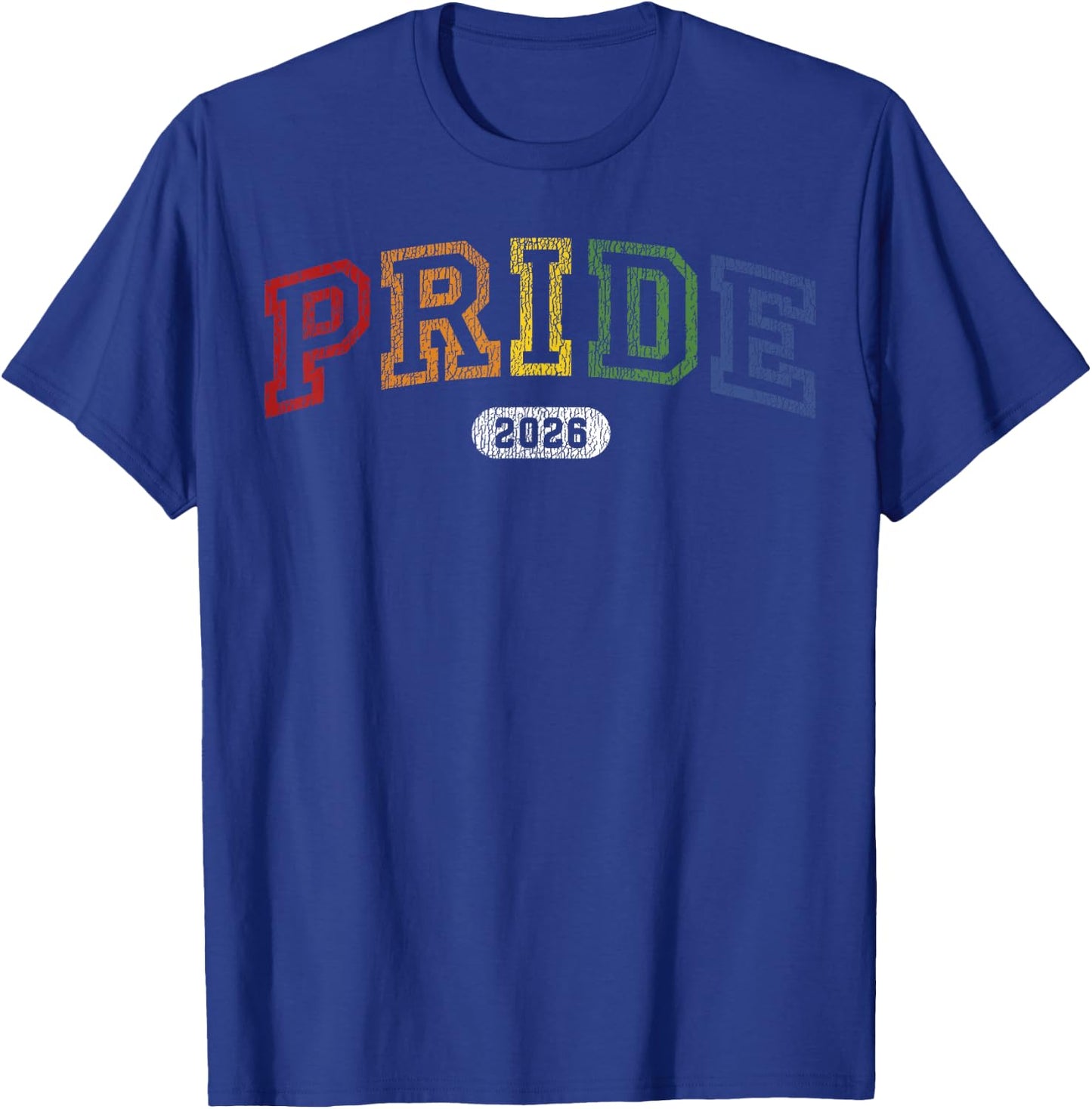 Gay Pride 2026 LGBT Pride Month Rainbow Celebration T-Shirt - T-Shirt | Royal