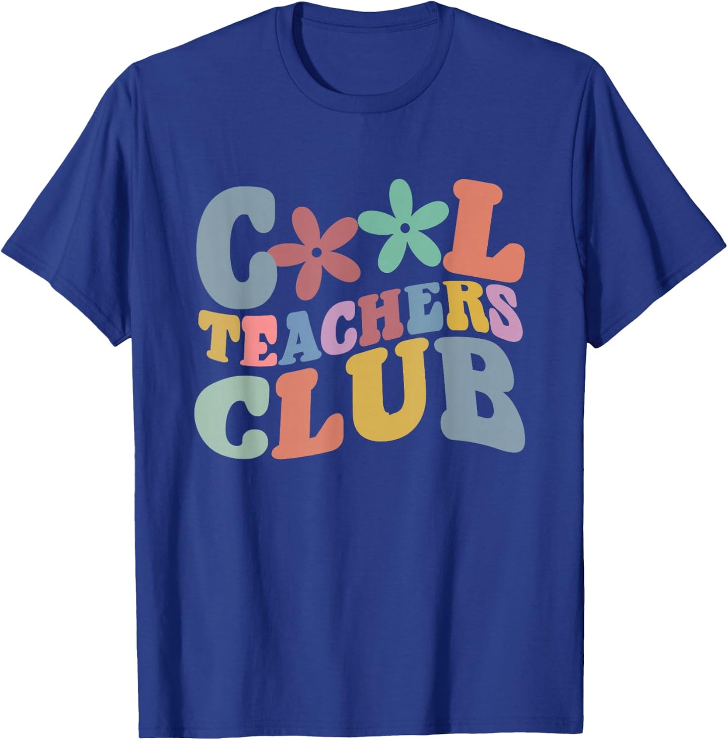 Funny Cool Teacher Club Shirt - Men's Adults Black X-Small Modern Club Collar Short Sleeve T-Shirt - T-Shirt | Royal