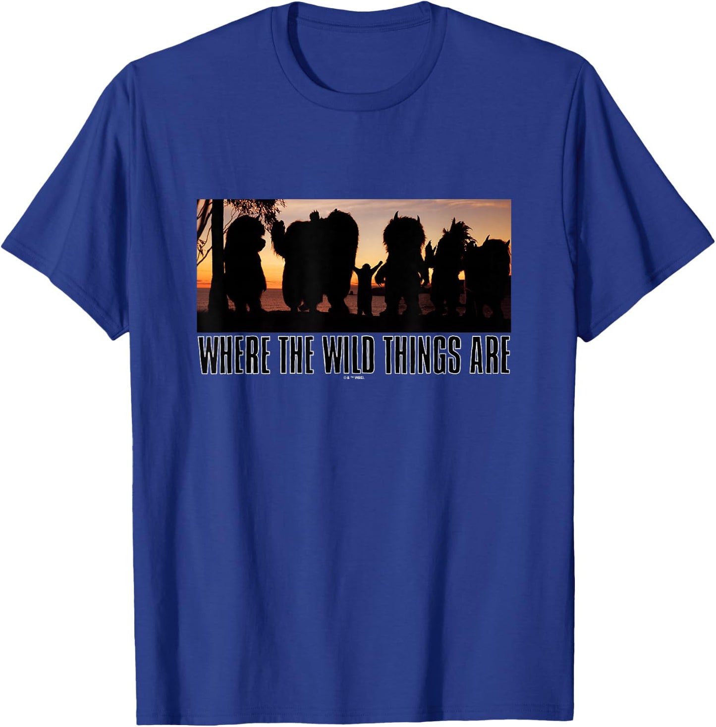 Where The Wild Things Are Max & Monsters Under Sunset T-Shirt - T-Shirt | Royal