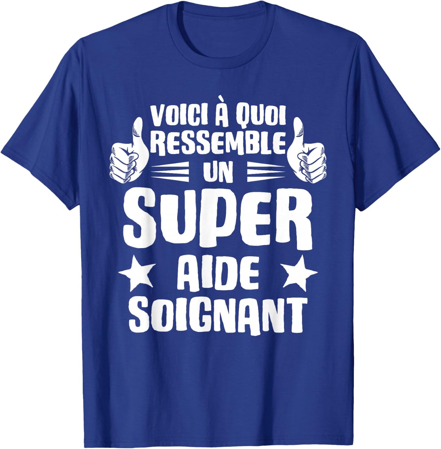 Here's What a Super Caregiver Looks Like, Black T-Shirt - T-Shirt | Royal