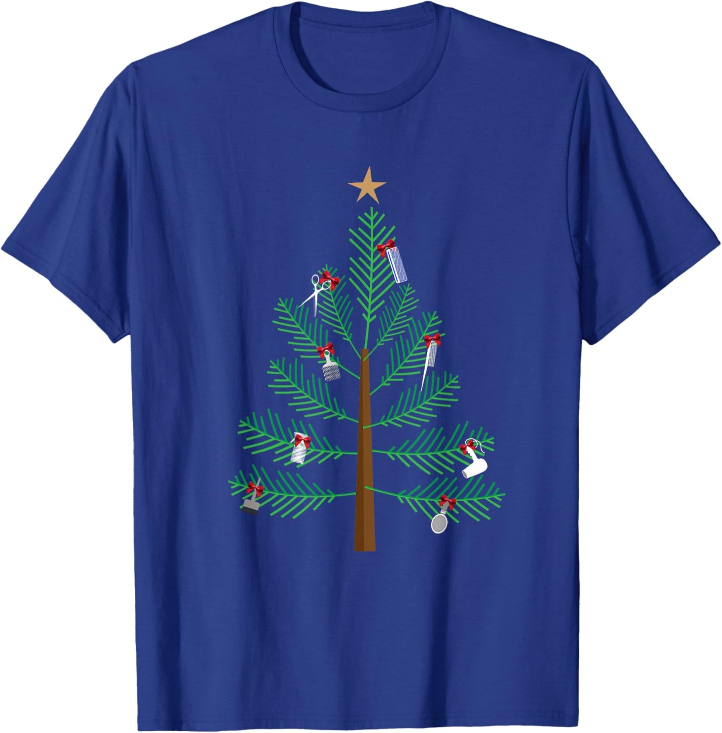 Hairstylist Christmas Shirt T-Shirt - T-Shirt | Royal
