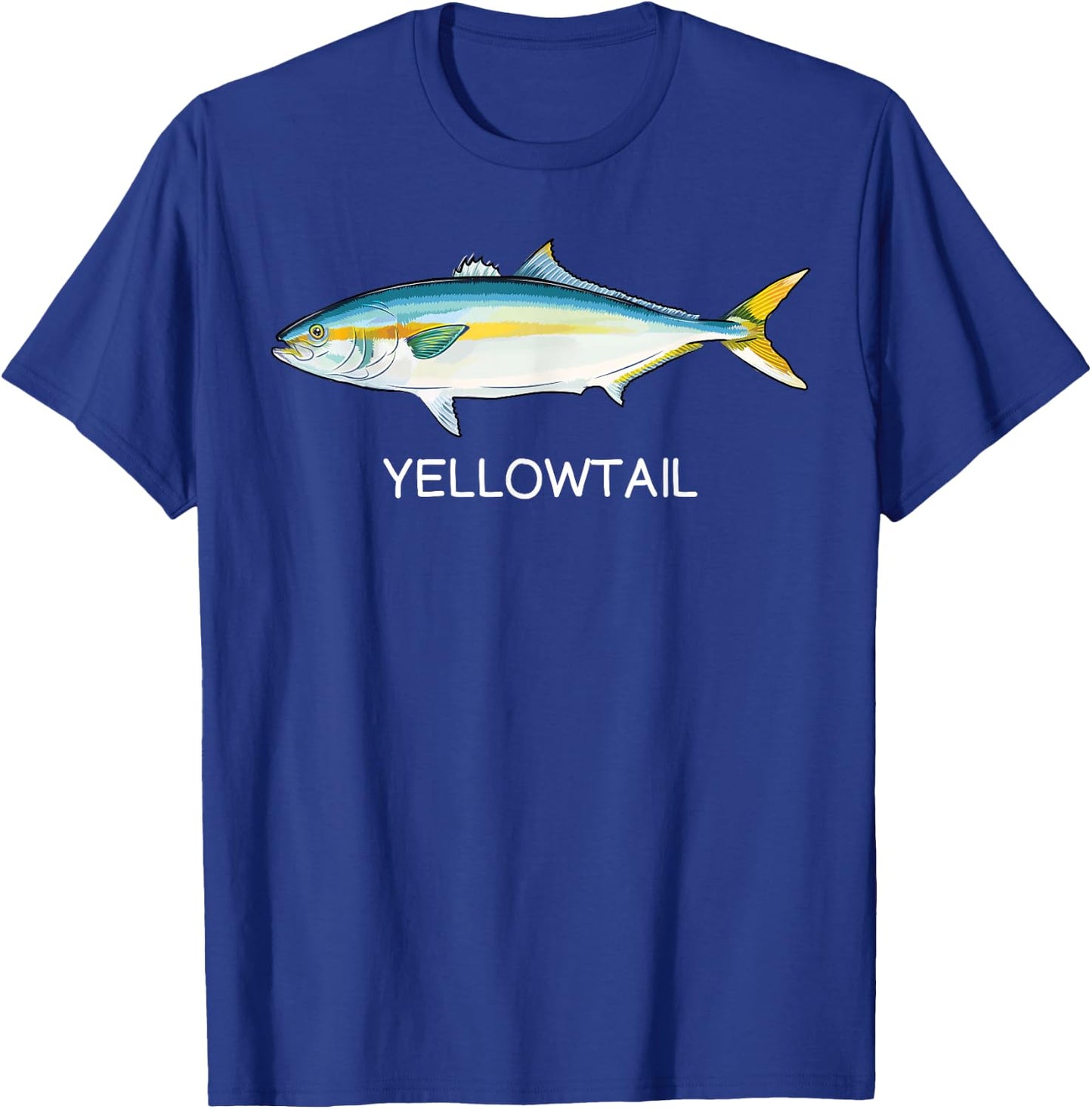 Yellowtail Saltwater Game Fish T-Shirt - T-Shirt | Royal