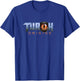 Turok : Origins Logo, -Adults, Black, Small, Short Sleeve, Cotton 80% Polyester 20%, Gaming T-Shirt - T-Shirt | Royal