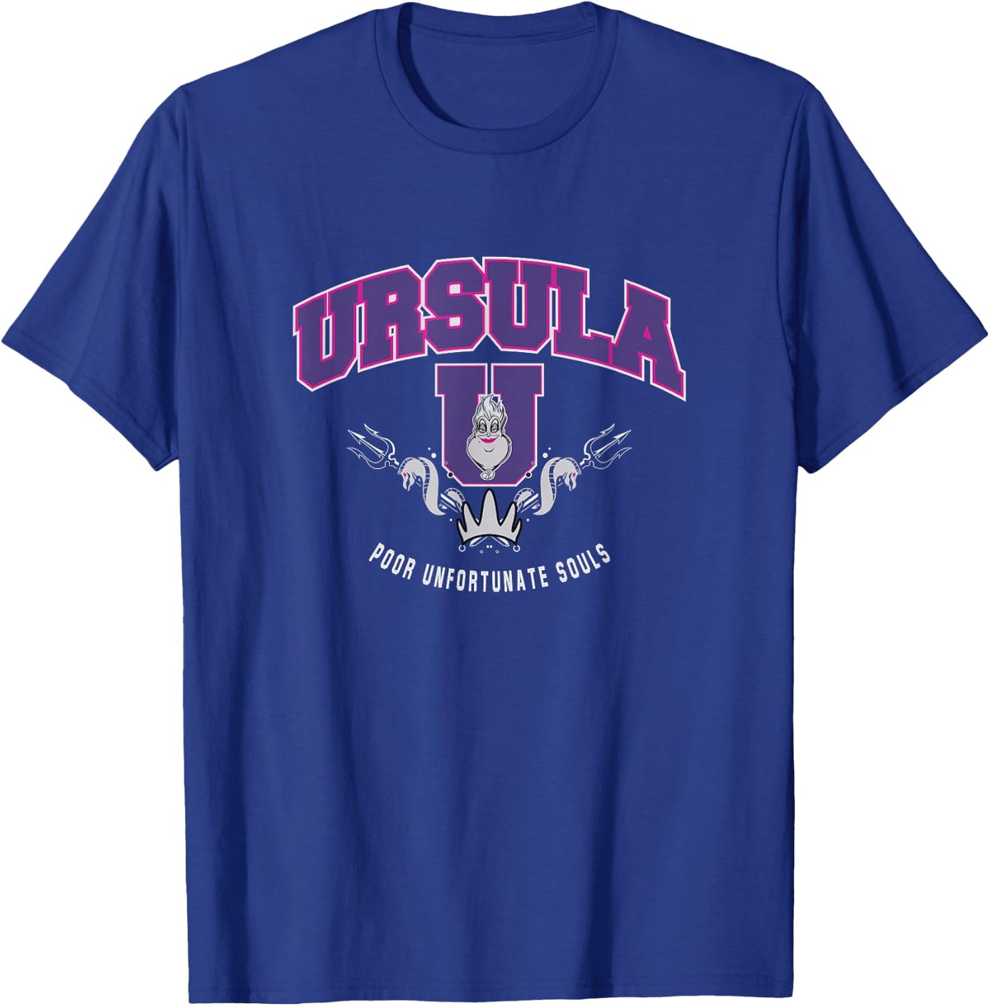 Disney The Little Mermaid Ursula Poor Unfortunate Souls Logo T-Shirt - T-Shirt | Royal