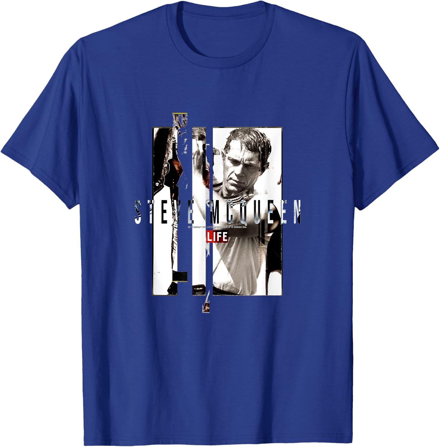 LIFE Bildersammlung _ Steve McQueen 02 T-Shirt - T-Shirt | Royal