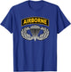 MilitaryTee 82nd Airborne Tab Infantry Paratrooper Military Veteran - Black, Small, Short Sleeve T-Shirt - T-Shirt | Royal