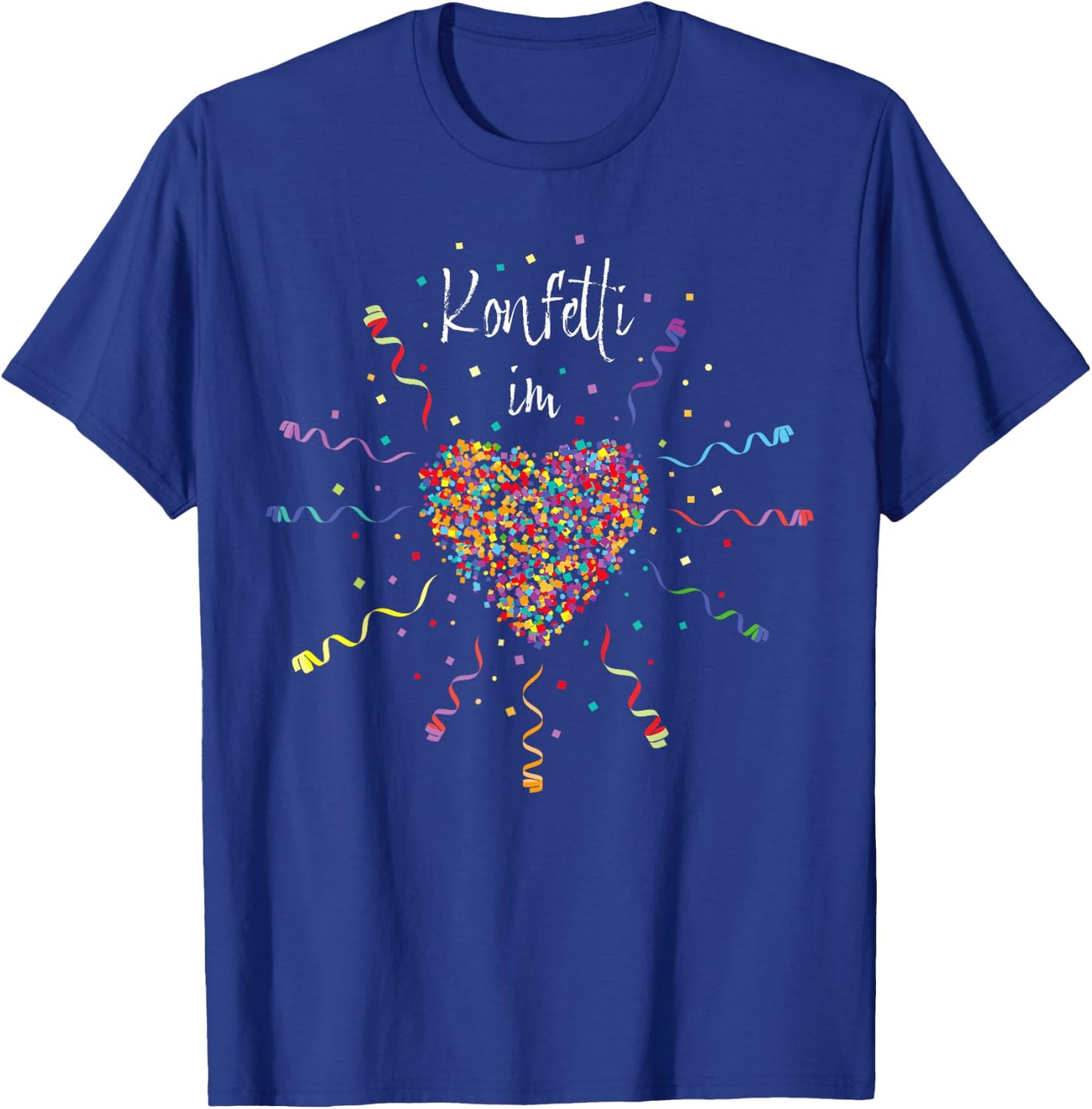 Confetti in the Heart Carnival Costume Replacement Cologne , black T-Shirt - T-Shirt | Royal