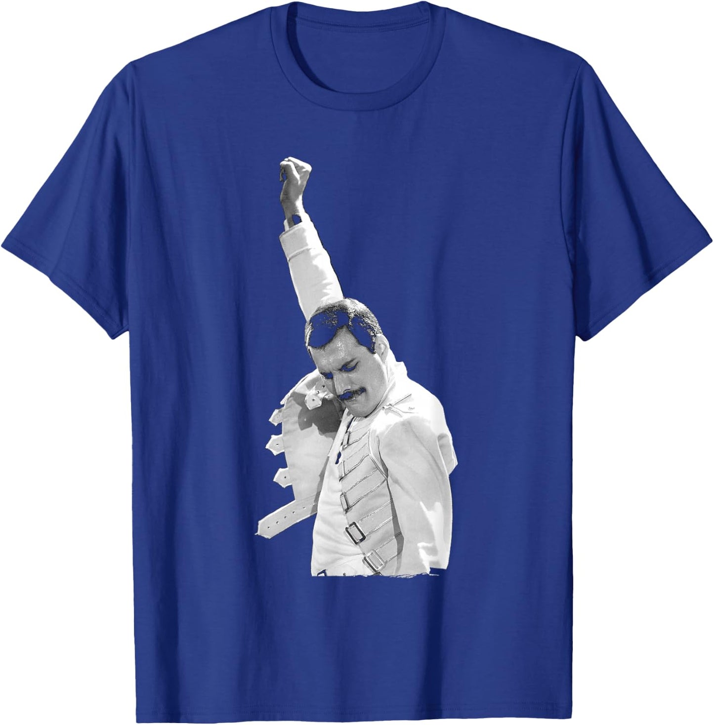 Freddie Mercury by Queen in Concert in Newcastle 1986 , Black, S T-Shirt - T-Shirt | Royal