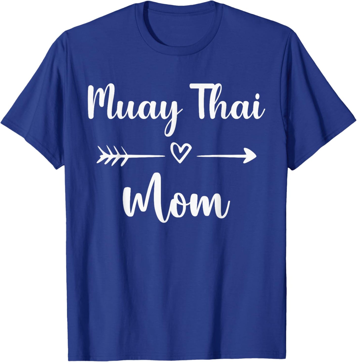 Muay Thai Mom Woman Muay Thai Sport Lover Mothers Day Gift T-Shirt - T-Shirt | Royal