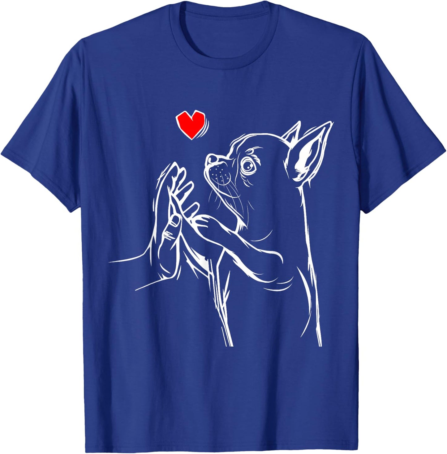Chihuahua Dog Love Female , black, s T-Shirt - T-Shirt | Royal
