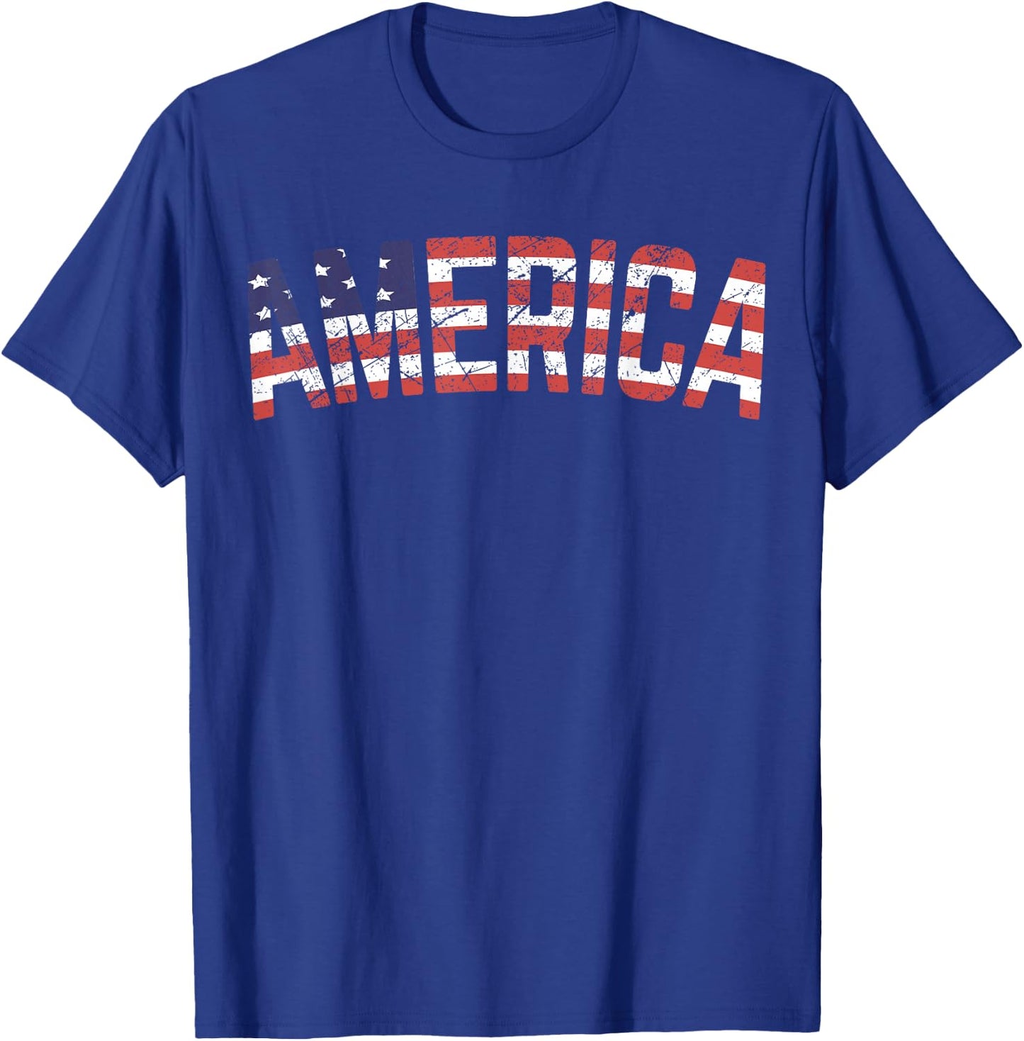 4th of July America US Flag Patriotic 250th Anniversary USA T-Shirt - T-Shirt | Royal