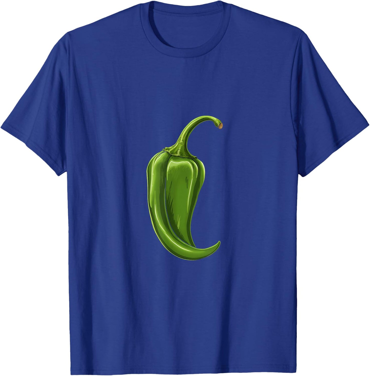 Green Chili Hot Chili Spicy Food Pepper T-Shirt - T-Shirt | Royal