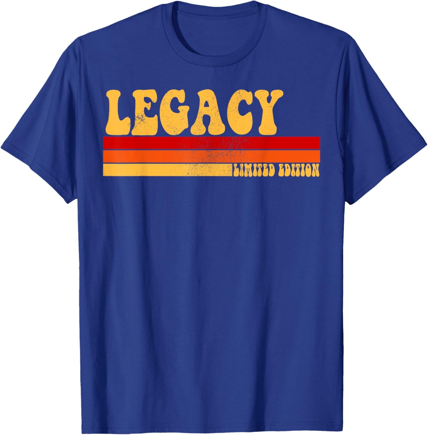 LEGACY Name Personalized Idea Men Retro Vintage LEGACY T-Shirt - T-Shirt | Royal