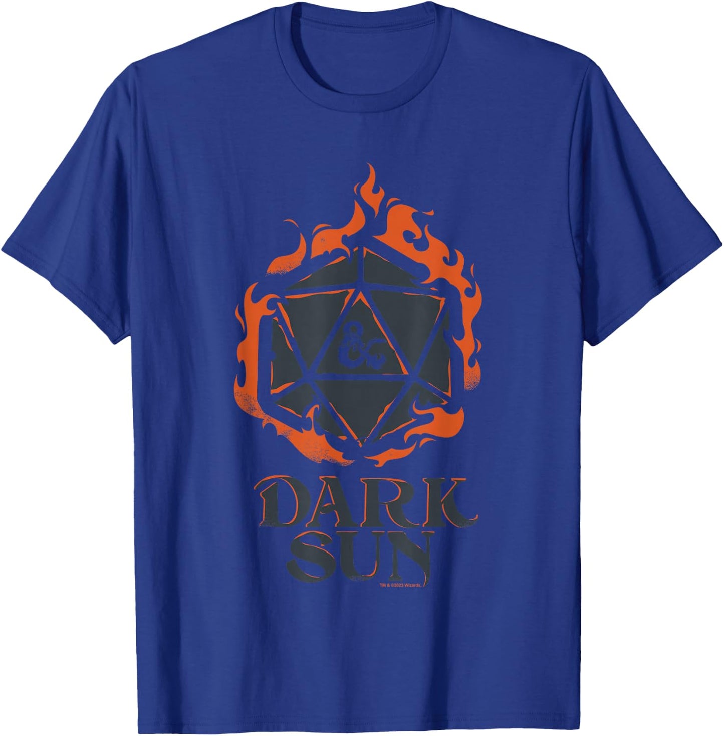 Dungeons & Dragons 50th Anniversary D20 Dark Sun Vintage T-Shirt - T-Shirt | Royal