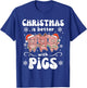 Christmas Is Better With A Pig Sweet Pig T-Shirt - T-Shirt | Royal