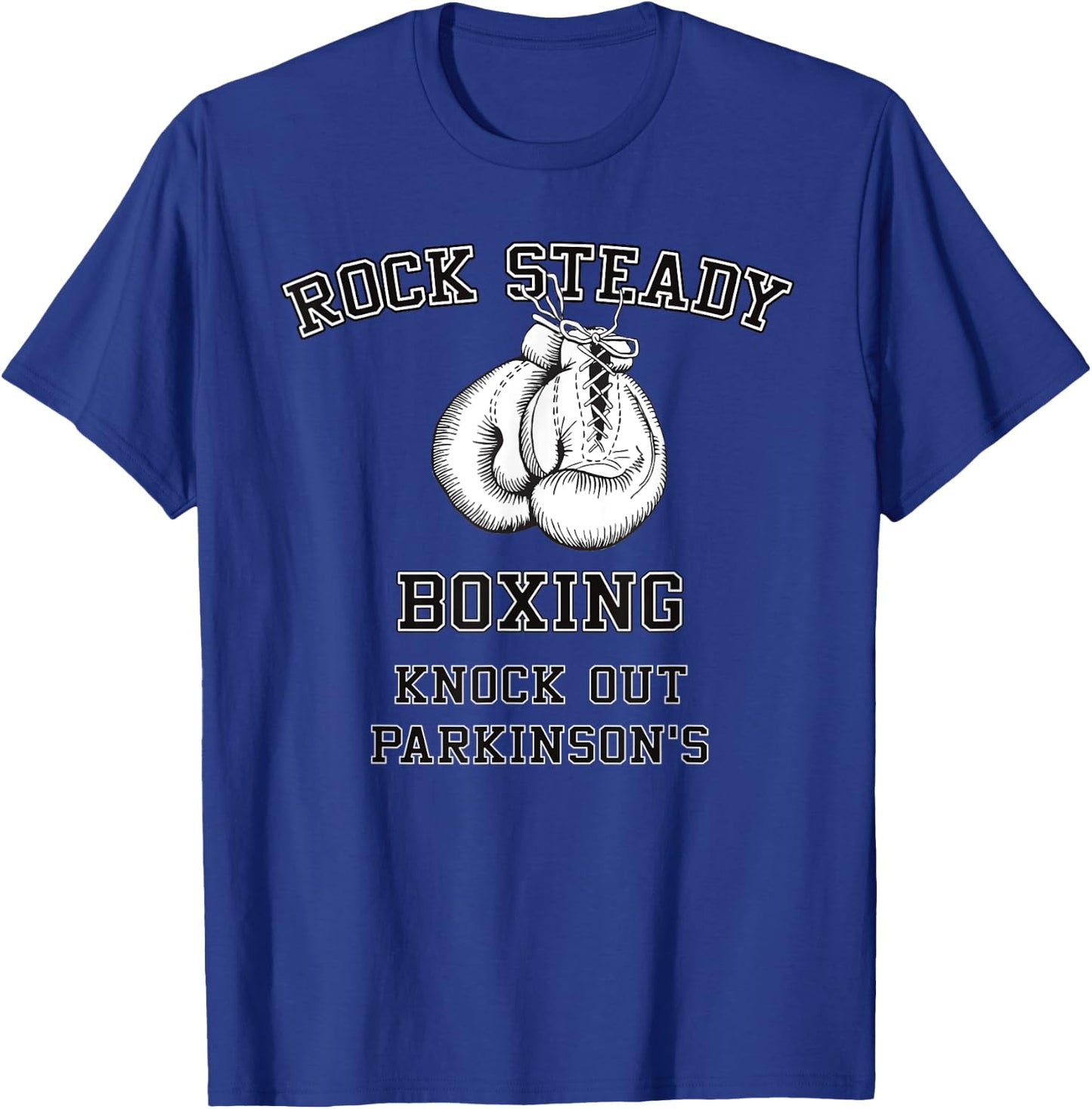 Rock Steady Boxing Knock Out Parkinson's Shirt T-Shirt - T-Shirt | Royal