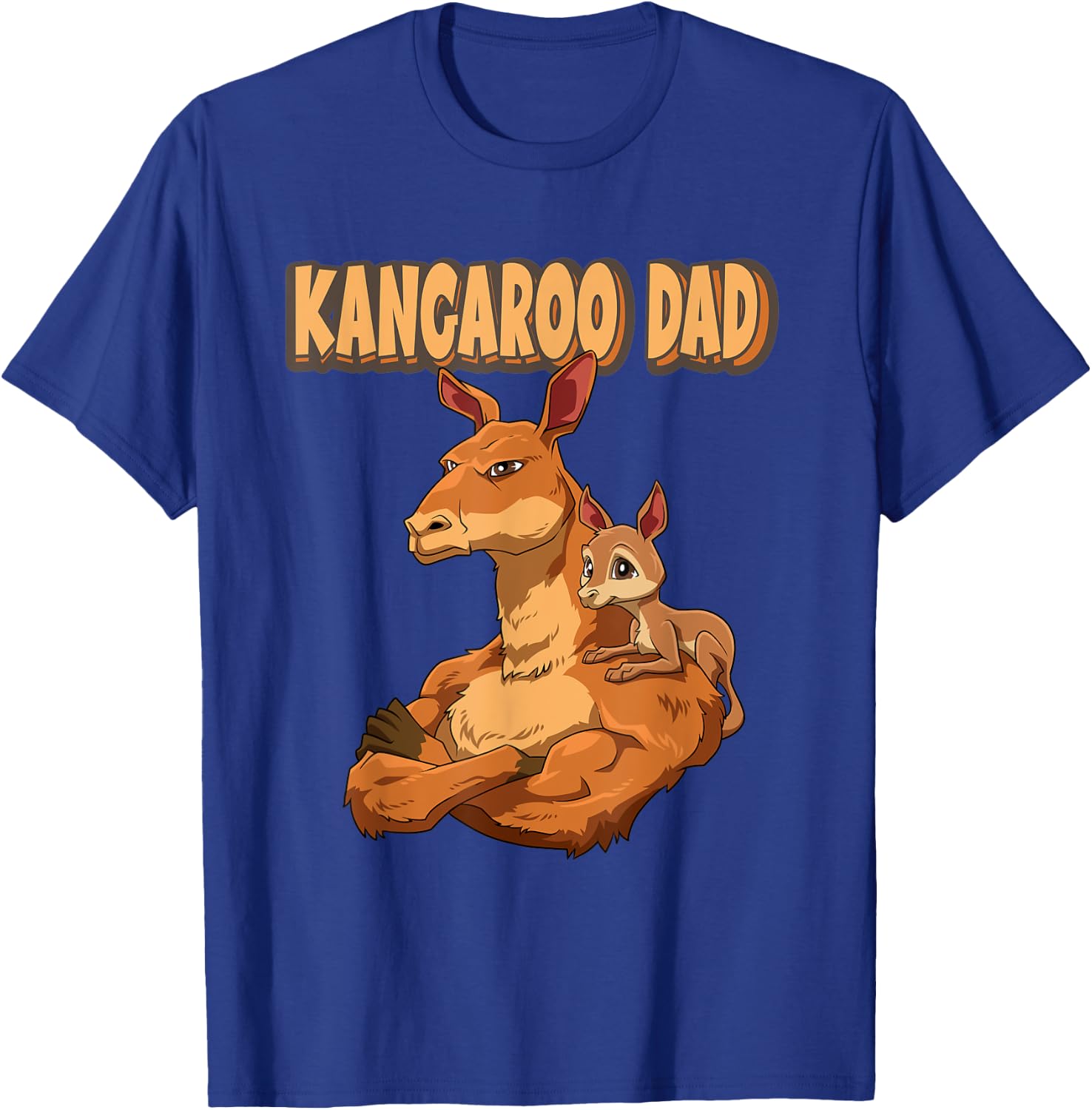Kangaroo Dad for Daddy T-Shirt - T-Shirt | Royal