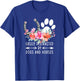 Easily Distracted By Dogs And Horses Xmas Gift T-Shirt - T-Shirt | Royal