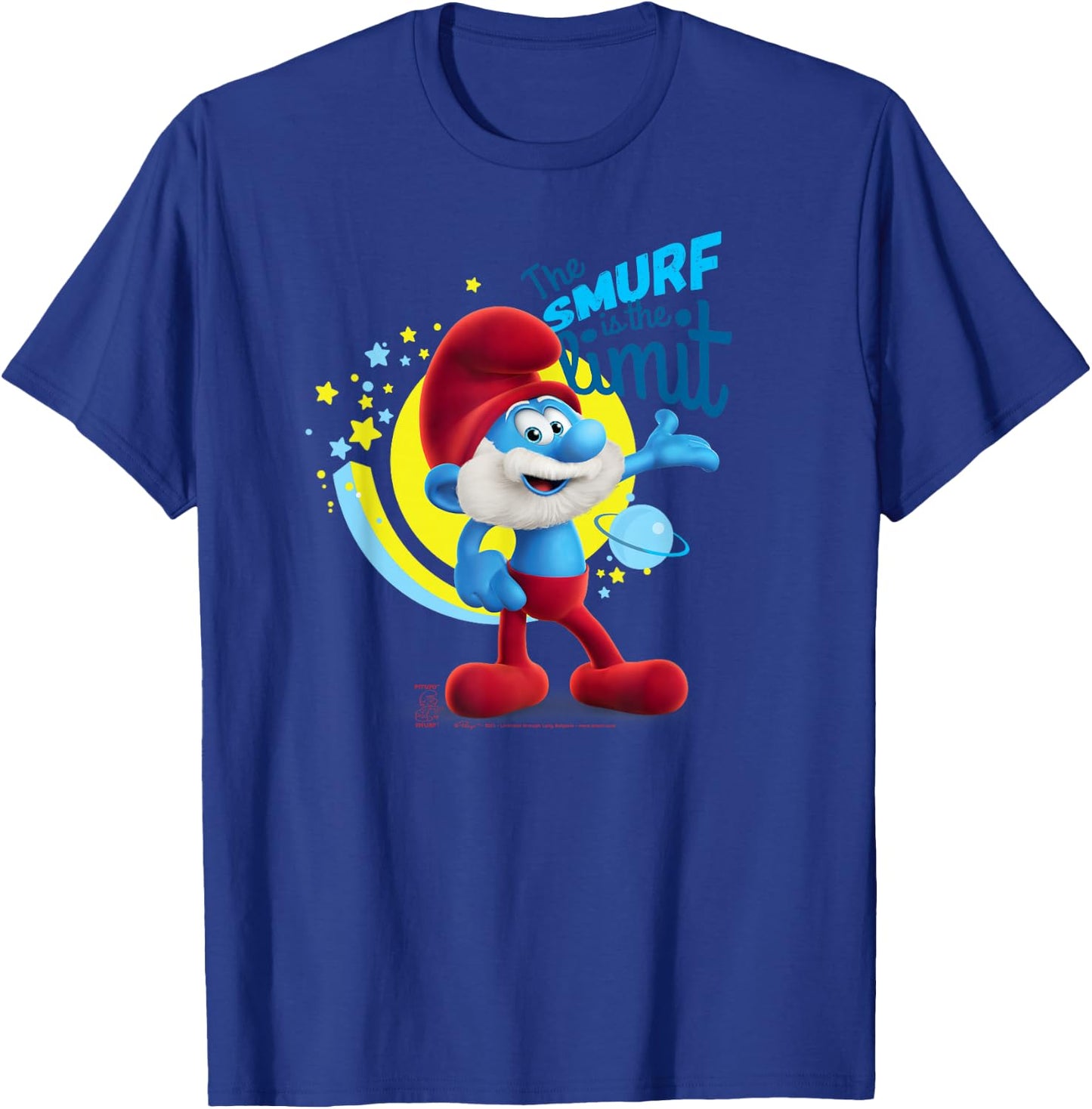 The Smurfs Papa Smurf The Smurf is The Limit T-Shirt - T-Shirt | Royal