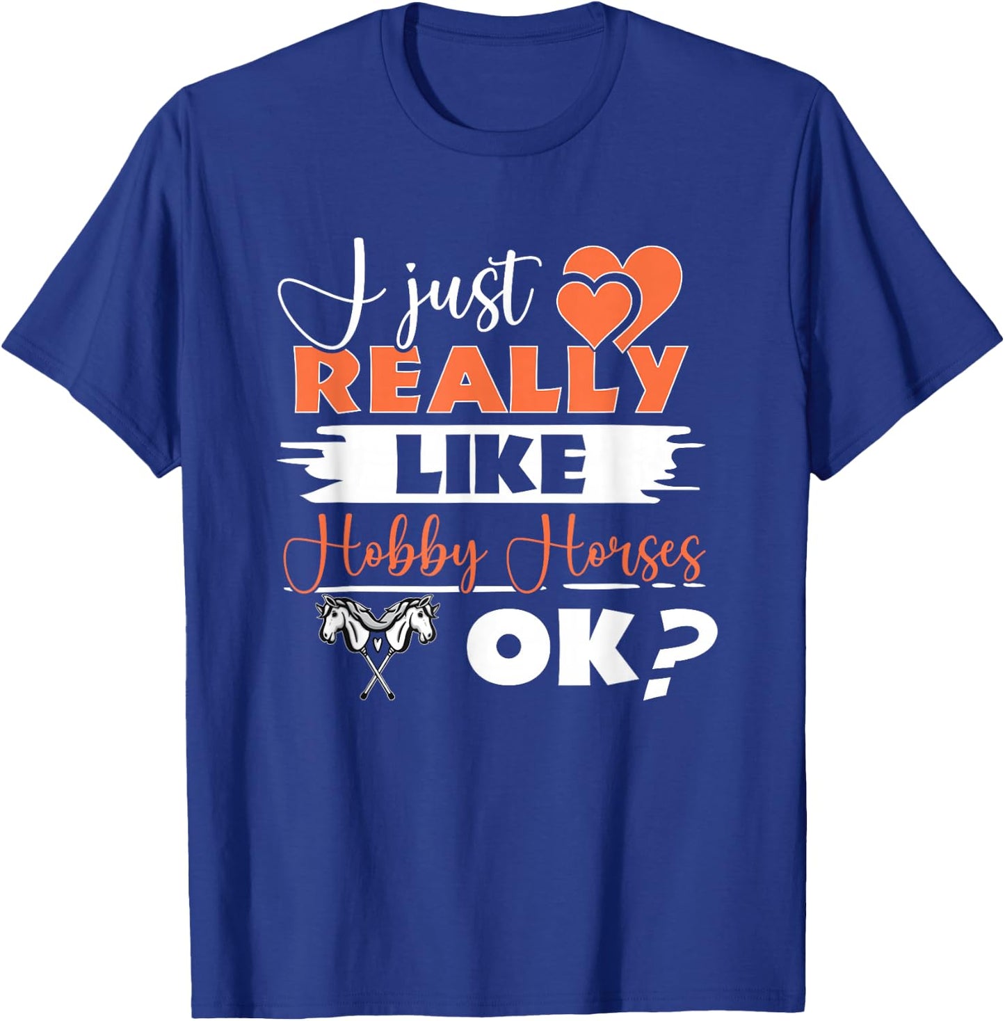 Hobby Horsing Stick Horse Riding Horse Rider Hobby Horse T-Shirt - T-Shirt | Royal