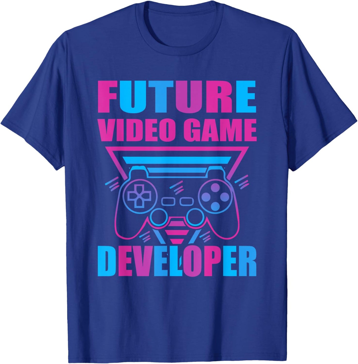 Future Video Game Developer Gaming Designer Programmer T-Shirt - T-Shirt | Royal