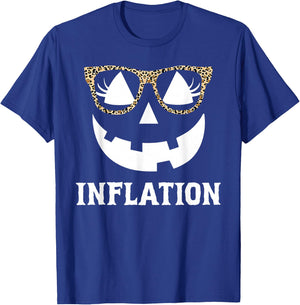 Due to Inflation Halloween Costume Couples Matching T-Shirt - T-Shirt | Royal