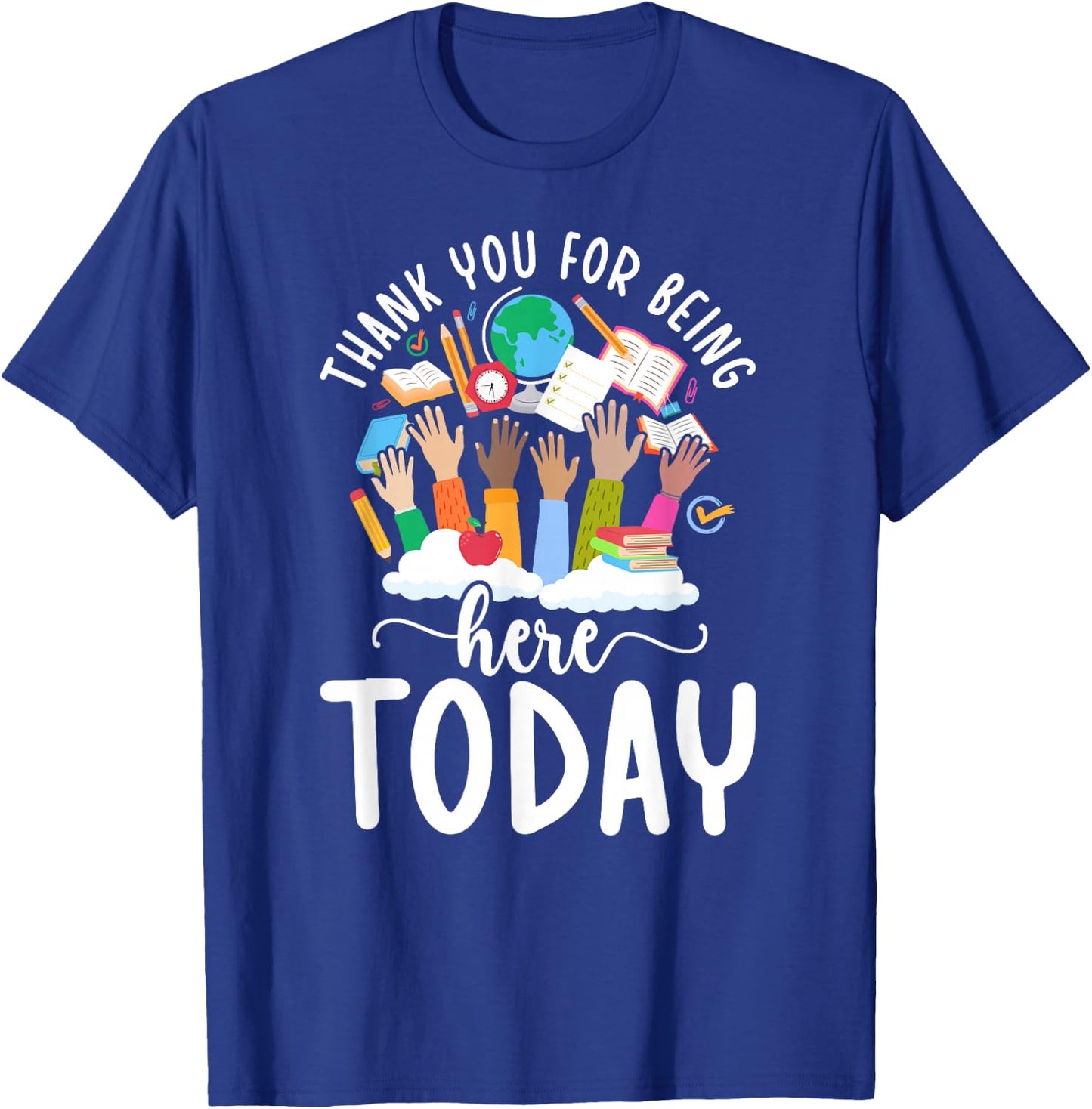 Funny Attendance Clerk School Attendance Secretary T-Shirt - T-Shirt | Royal