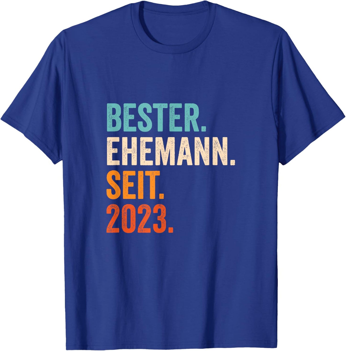Bester Ehemann Seit 2023 | 3 Hochzeitstag 3 Jahre T-Shirt - T-Shirt | Royal