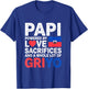 Haitian Dad Father's Day Griyo Lover Haiti Pride Heritage T-Shirt - T-Shirt | Royal