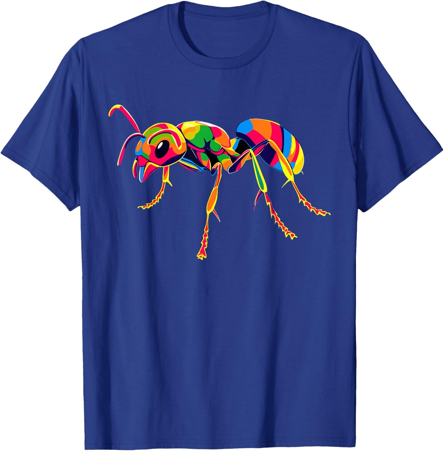 Ant Forest Ant Fire Ant Insect Small Cute Ants , black T-Shirt - T-Shirt | Royal