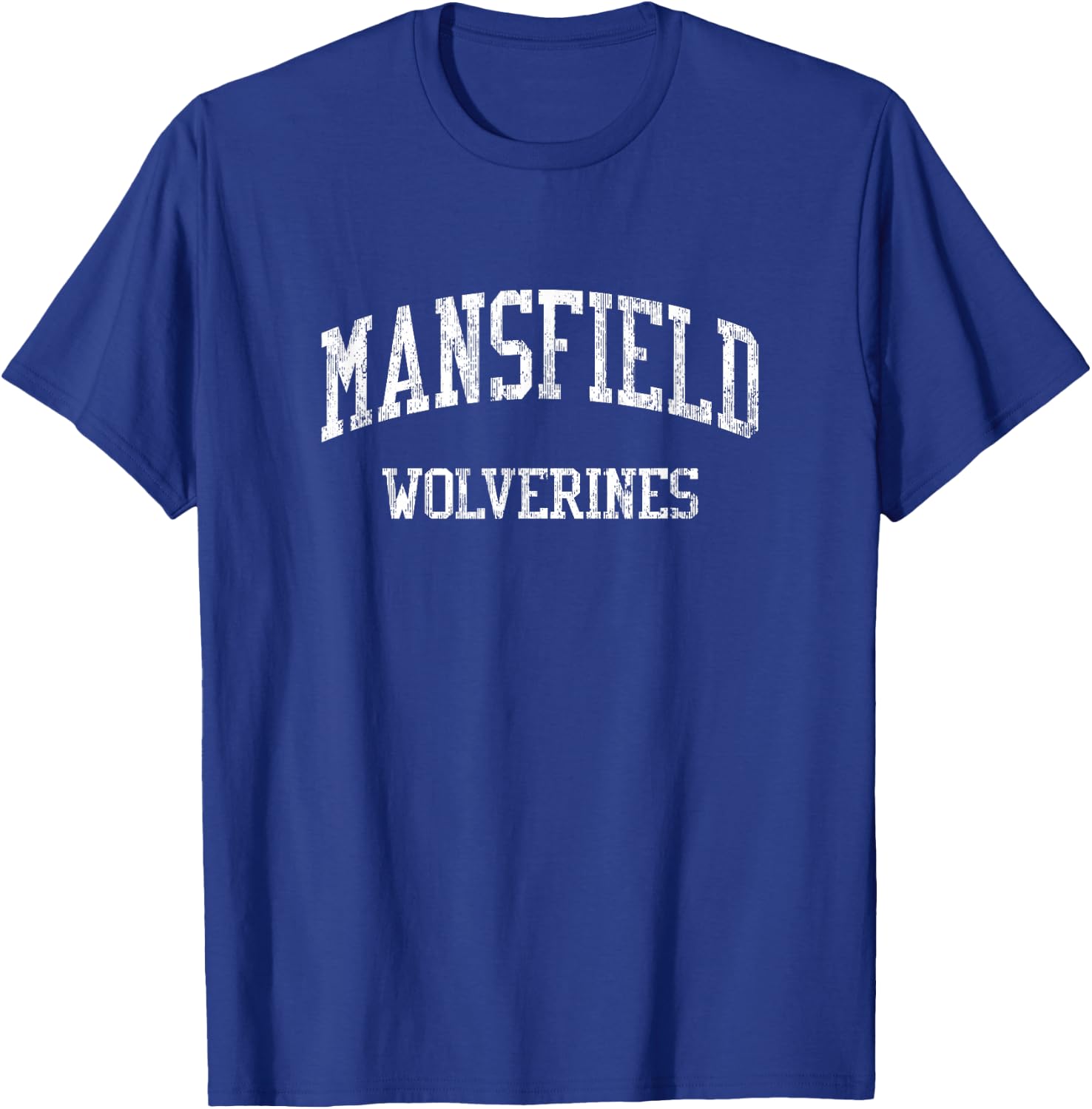 Mansfield High School HS Mansfield LA Vintage Sports T-Shirt - T-Shirt | Royal
